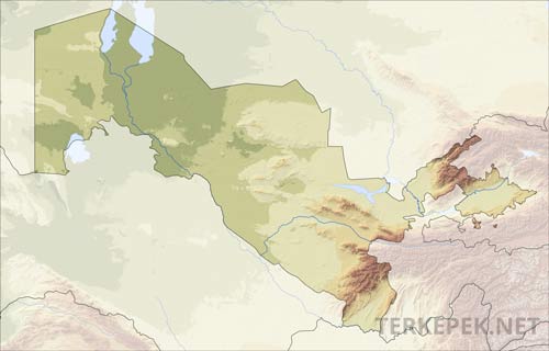 Üzbegisztán felszíne